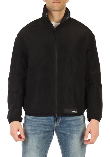 Blouson full zip reversibile in nylon pattern all over EMPORIO ARMANI | Giubbotti | 3R1BR7 1NTDZF075